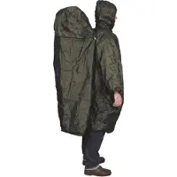 Travelsafe Regntrekk med Ryggsekkforlengelse, L/XL, olivengrønn