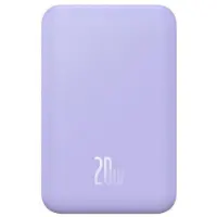 Baseus mini power bank 5000mAh 20W + USB-C-kabel (20V/3A) - lilla