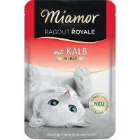 Miamor Ragout Royale i gelè 22 x 100 g - Kalv