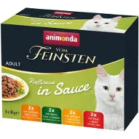 Animonda Vom Feinsten Adult Raffinesse i saus blandet pakke - Blandet pakke 1 (4 varianter, 24 x 85 g)