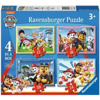 Ravensburger Paw Patrol 4 I Boks B-puslespillet