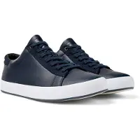 Camper for man. K100231-023 Andratx Leather Sneakers navy (46), Flat, Laces, Casual