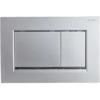 Geberit 115.883.JQ.1, Skylleplate, Rød, Kromfarget, , 246 mm, 12 mm, 164 mm