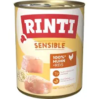 Rinti Økonomipakke Sensible 24 x 800 g - Kylling og ris