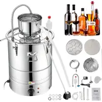Vevor Still Water Distiller 9Gal med Thumper Keg &amp; Vannpumpe