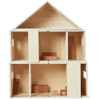 Ferm Living Dukkehus - Toro - Natural - - OneSize - Dukkehus