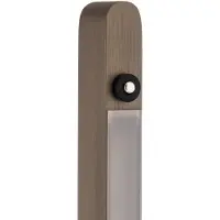 Quitani Talon LED-vegglampe, anodisert lys bronse