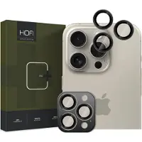 Hofi iPhone 16 Pro/16 Pro Max Camring Pro+ Kameralinsebeskytter - Svart Kant