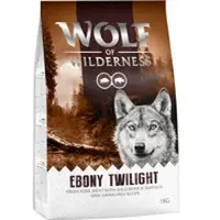 Wolf of Wilderness "Ebony Twilight" Villsvin & Bøffel - kornfri - 5 x 1 kg