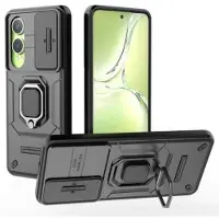 Mtp Products OnePlus Nord CE4 Lite/Oppo K12x Hybrid-deksel med Roterende Ring med Kameraskjold - Svart