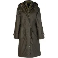 Barbour Le Cannich Wax Coat Olive Women 18