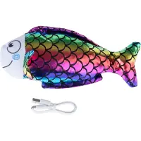 TIAKI Elektronisk katteleke med dansende fisk - 1 stk.