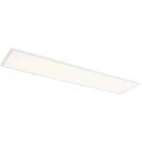 QAZQA Innfelt LED-panel hvit rektangulær inkl. LED 3000K - 6500K med DIP-bryter - Seagal