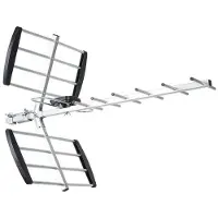 Libox Antena kierunkowa 16-el. pasywna DVB-T Z FILTREM LTE LB1600, Utendørs, Aluminium, Sort, ABS, Aluminium, 18 dB, Vertikal polarisasjon, UHF, VHF