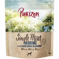 Purizon Single Meat Adult Dog - sild med hylleblomst kornfri - 4 x 1 kg