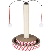 TIAKI 4-i-1 multitoy klorestolpe for katter - L 40 x B 40 x H 62 cm