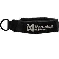 Non-Stop Dogwear Solid collar WD, unisex, black, 46, single