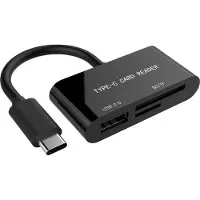 Gembird Minnekortleser USB-C til SD / MicrosSD + USB