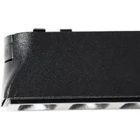 LINDBY LED-stripe 48 V Lumaro,svart,6 punkter,2,5cm,dimbar