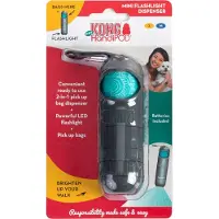 Kong HandiPOD Mini hundeposedispenser og lommelykt - inkl. 1 rull hundeposer