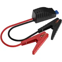 Ansmann Powerstation jumpstart-adapter PS600AC PS2200AC startkabler 8,37 mm² ABS, PVC 0,50 m med plastklemmer, med beskyttelseskrets (1700-0174)