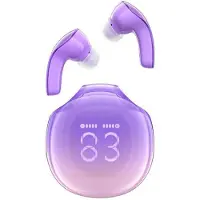 Acefast T9 Bluetooth 5.3 trådløse hodetelefoner med øretelefoner - lilla