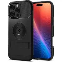 Spigen Slim Armor Mag Fit Backshell for iPhone 16 Pro - Svart
