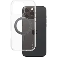 CARE by PanzerGlass Case Feature Black Kickstand & MagSafe iPhone 16 Pro Max