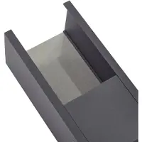 LUCANDE utendørs vegglampe , svart/grå, aluminium