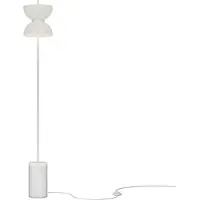 Maytoni LED-gulvlampe Kyoto, hvit, høyde 145 cm, marmor