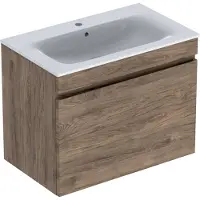 Geberit Møbelpakke Renova Plan 2 skuf 80cm nød