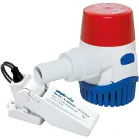 Rule Pumps Kombinasjonspumpe Med Bryter 360 Gph 12v
