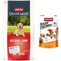 Animonda GranCarno Senior Fjærfe + Oksekjøtt - 12 kg