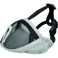 Trixie Muzzle for short-nosed breeds, polyester, M: 40 cm, grey