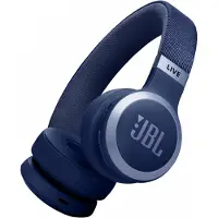 JBL LIVE 670NC - Hodetelefoner med mikrofon - on-ear - Bluetooth - trådløs, kablet - aktiv støydemping - 3,5 mm jakk - blå