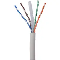 North Nettverkskabel Cat6A UTP Hvit 15m kontaktløs Solid 10Gb/s 500MHz