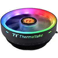 Thermaltake UX100 ARGB - Prosessorkjøler - (for: LGA775, LGA1156, AM2, AM2+, AM3, LGA1155, AM3+, FM1, FM2, LGA1150, LGA1151, AM4, LGA1200) - aluminium - 120 mm