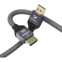 Wozinsky HDMI 2.1-kabel 8K 60 Hz 48 Gbps / 4K 120 Hz / 2K 144 Hz 2 m sølv (WHDMI-20)