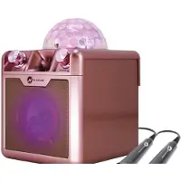 N-Gear Disco Block 410 - Bærbar karaokehøyttaler - Space Pink