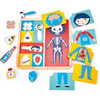 Tender Toys Puslespill - 13 Deler - Hvor gjør det vondt? - - OneSize - Puslespill