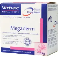Virbac Megaderm Fatty Acids Supporting Skin And Coat 28x8ml Kosttilskudd For Hund