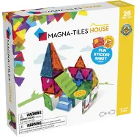 Magna-Tiles Magnetsett - 28 Deler - Hus - - OneSize - Magnetisk leketøy