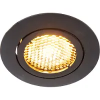 QAZQA Smart downlight svart inkl. WiFi GU10 justerbar - Ude Honey