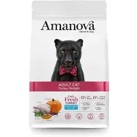 Amanova Voksen Kalkun Godbit Kattemat 1.5kg