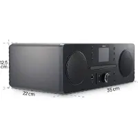 Hama DR1560CBT - DAB+ radio - 10 watt (Total) - gråsvart