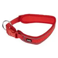 TIAKI halsbånd Soft & Safe, rødt - Str M: 45 - 55 cm Halsomfang, B 40 mm