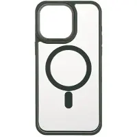 Onsala Collection Mobildeksel Bumper MagSeries grønn/klar – iPhone 15 Pro Max