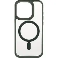Onsala Collection Mobildeksel Bumper MagSeries grønn/klar – iPhone 15 Pro