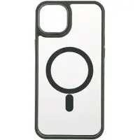 Onsala Collection Mobildeksel Bumper MagSeries grønn/klar – iPhone 15 Plus