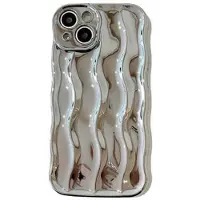 Mtp Products iPhone 13 3D Linear Wavy-etui - Sølv